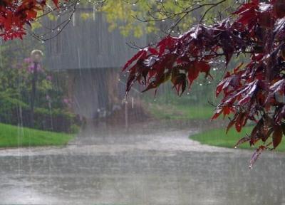 رگبار باران و رعدوبرق در مناطق مختلف کشور