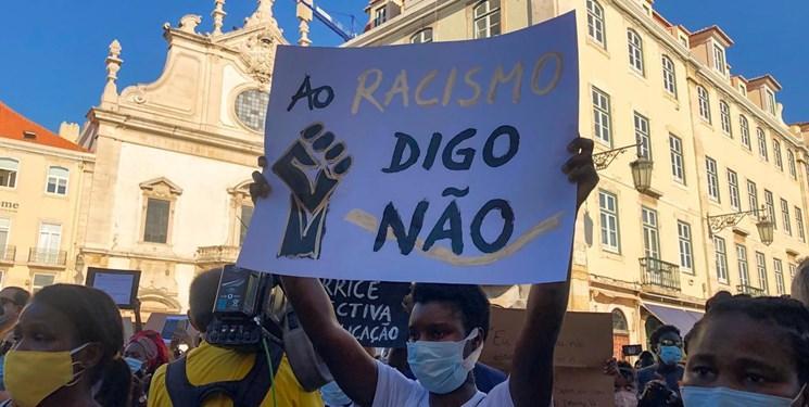 تظاهرات گسترده ضد نژادپرستی در پایتخت پرتغال