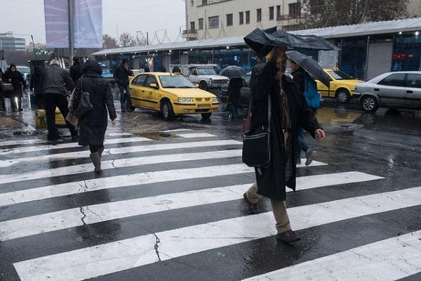 بارش برف و باران در بیشتر مناطق کشور، آسمان تهران برفی می گردد