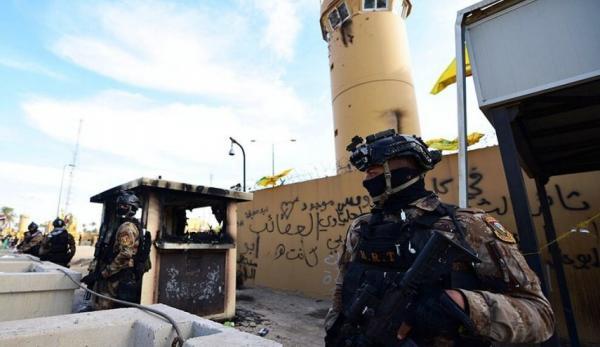 به صدا درآمدن آژیر خطر سفارت آمریکا در بغداد ، حمله به کاروان آمریکا در دیوانیه