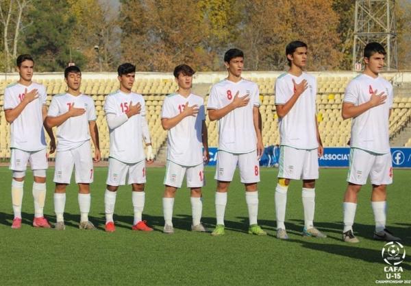 قهرمانی تیم فوتبال زیر 15 سال ایران در مسابقات کافا